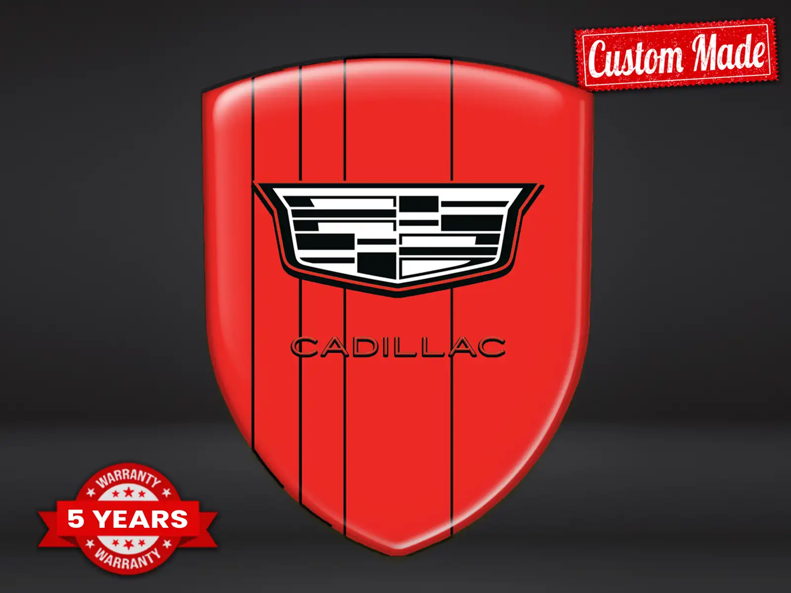 Cadillac Emblème Bombé Logo Tuning Style Limité Course ST
